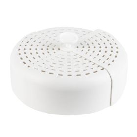 Foldable Food Cover Ventilation Table Cover Dustproof Rotating Vegetable (Color: White)