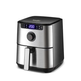 Household Touch Screen 50L Air Fryer (Color: black)